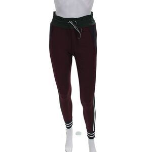 The Upside Womens Red Polyester Track Pants Drawstring Size 8